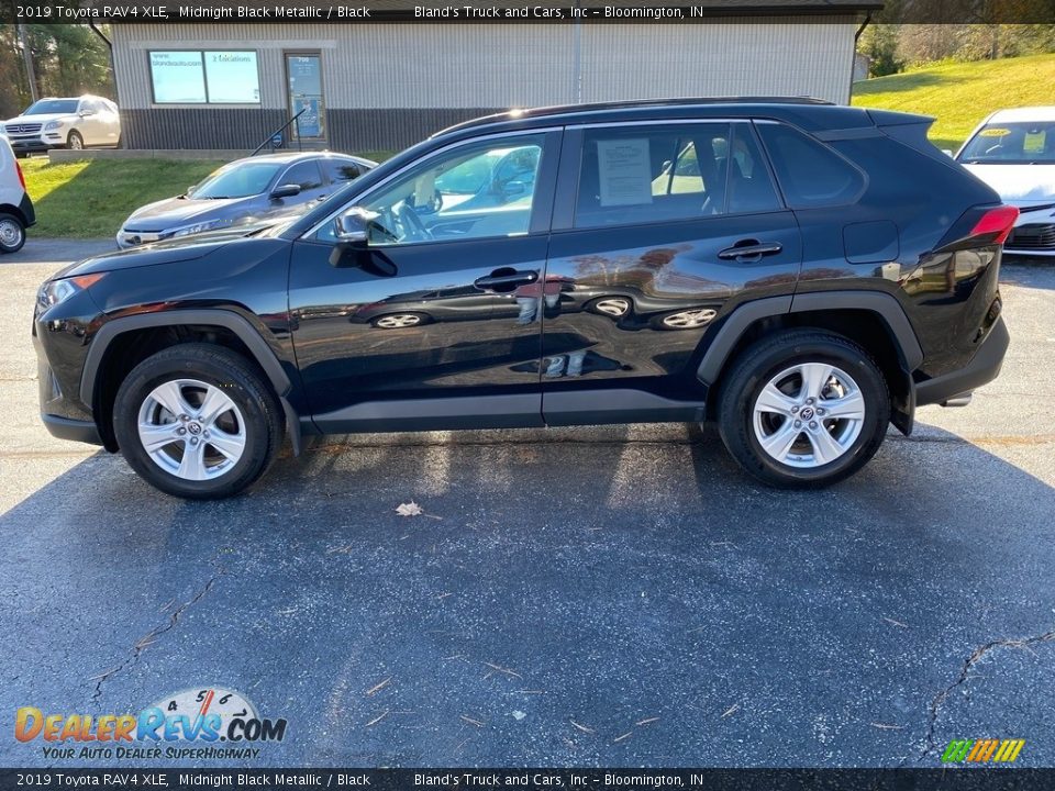 2019 Toyota RAV4 XLE Midnight Black Metallic / Black Photo #1