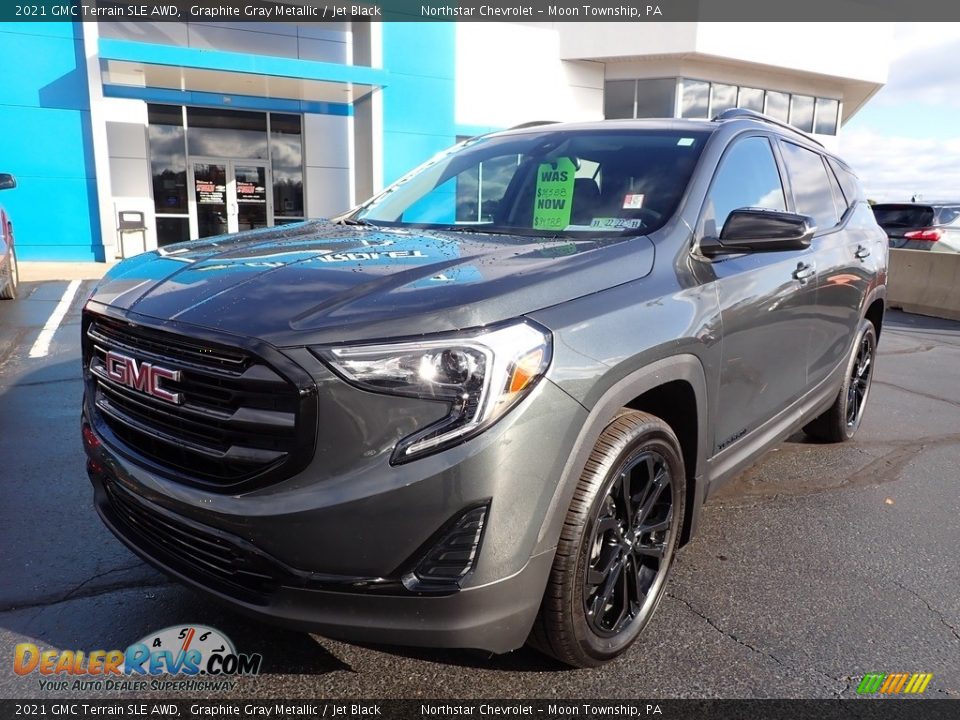 2021 GMC Terrain SLE AWD Graphite Gray Metallic / Jet Black Photo #2