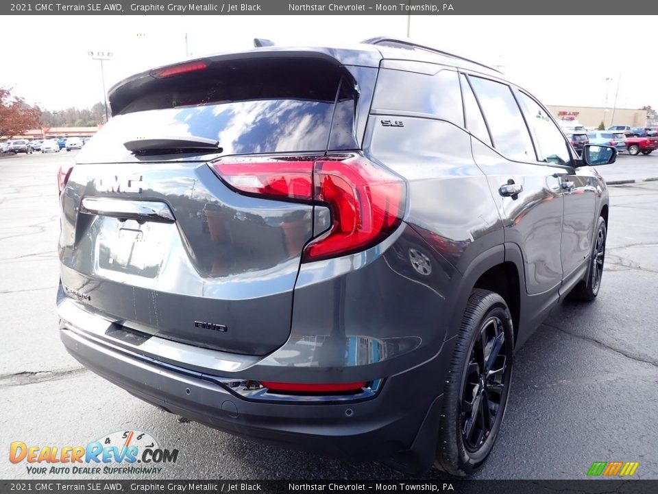 2021 GMC Terrain SLE AWD Graphite Gray Metallic / Jet Black Photo #8