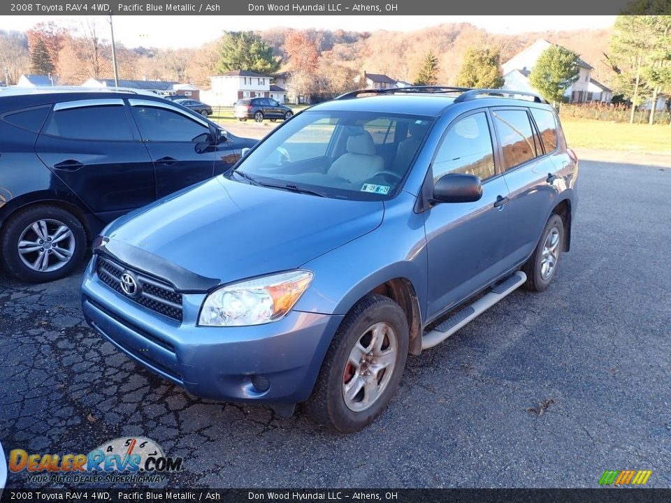 2008 Toyota RAV4 4WD Pacific Blue Metallic / Ash Photo #7