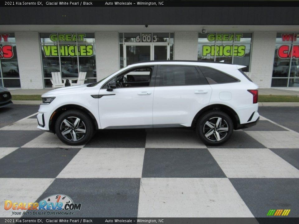 2021 Kia Sorento EX Glacial White Pearl / Black Photo #1