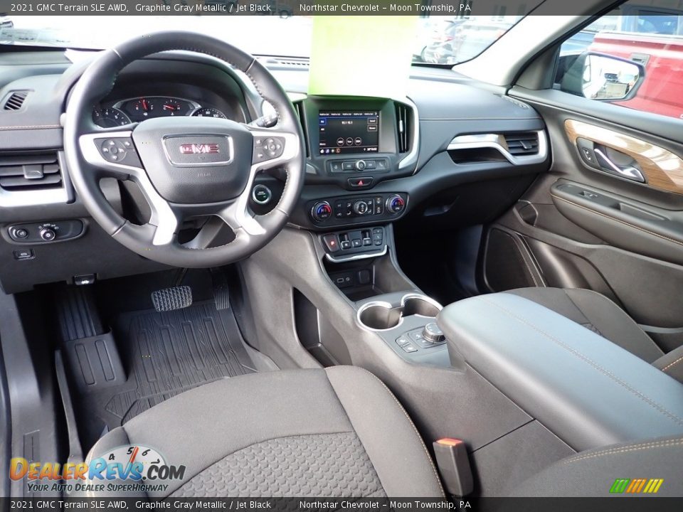 2021 GMC Terrain SLE AWD Graphite Gray Metallic / Jet Black Photo #22