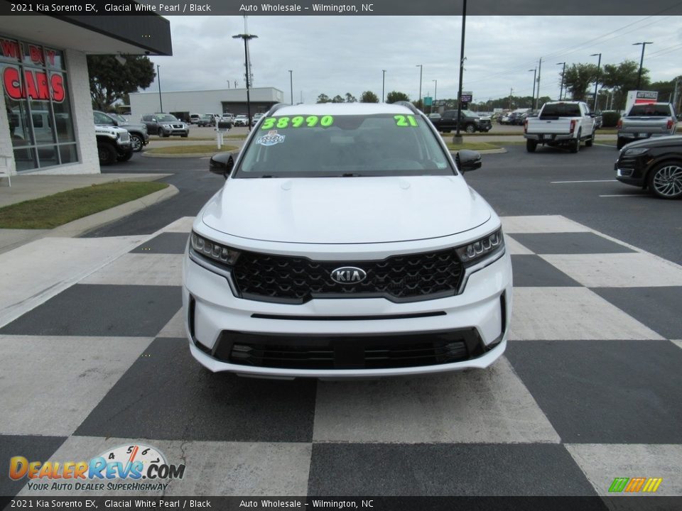 2021 Kia Sorento EX Glacial White Pearl / Black Photo #2