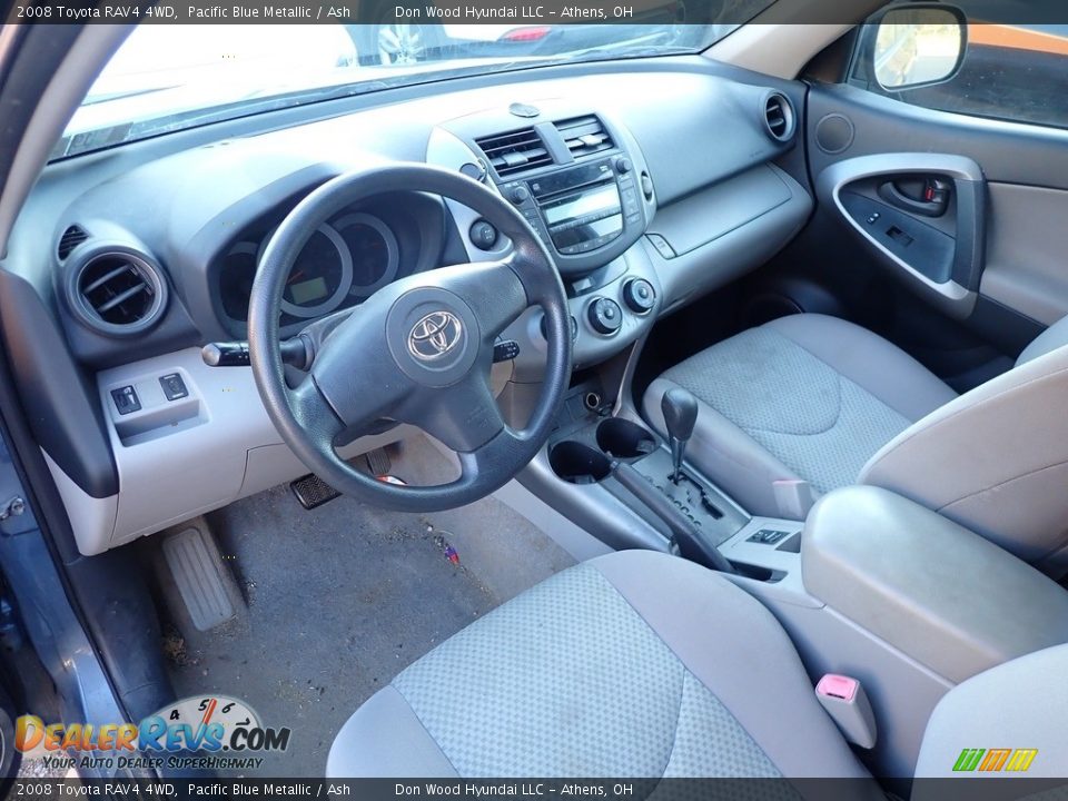 2008 Toyota RAV4 4WD Pacific Blue Metallic / Ash Photo #12