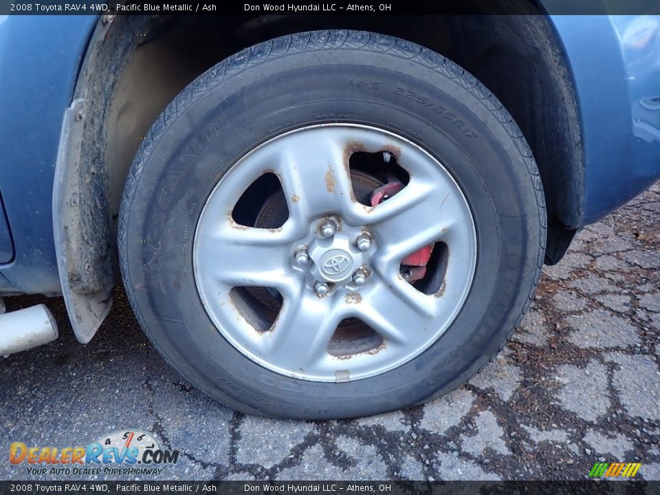 2008 Toyota RAV4 4WD Pacific Blue Metallic / Ash Photo #13