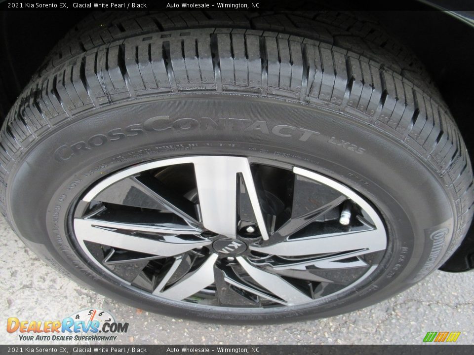 2021 Kia Sorento EX Glacial White Pearl / Black Photo #7