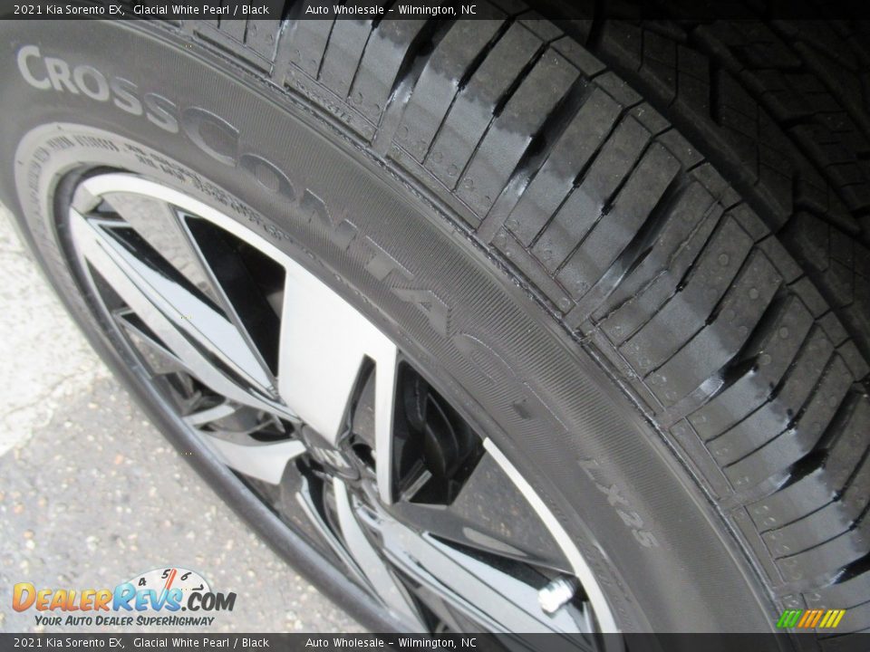 2021 Kia Sorento EX Glacial White Pearl / Black Photo #8