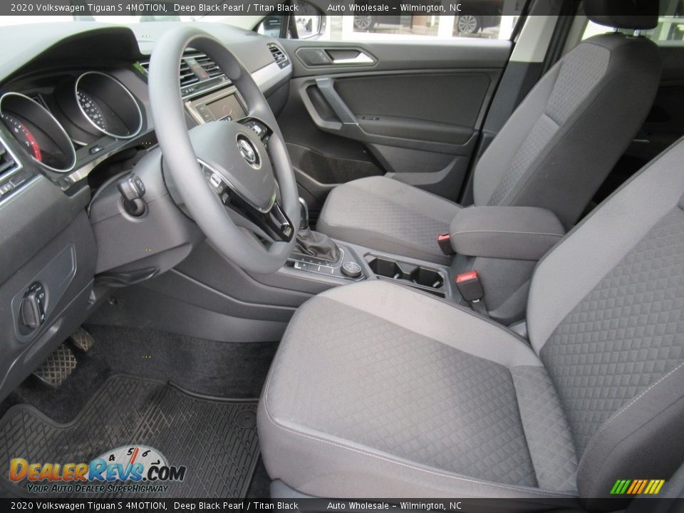 2020 Volkswagen Tiguan S 4MOTION Deep Black Pearl / Titan Black Photo #11