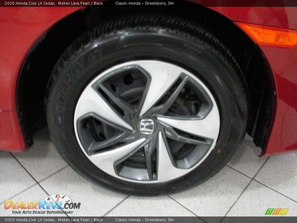 2020 Honda Civic LX Sedan Molten Lava Pearl / Black Photo #5