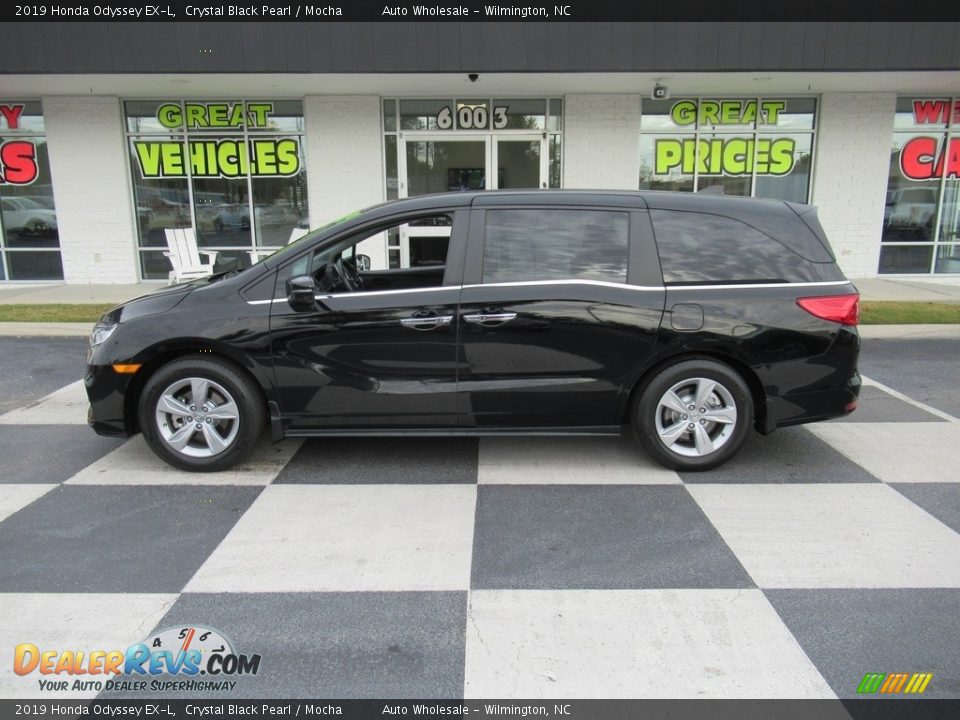 2019 Honda Odyssey EX-L Crystal Black Pearl / Mocha Photo #1