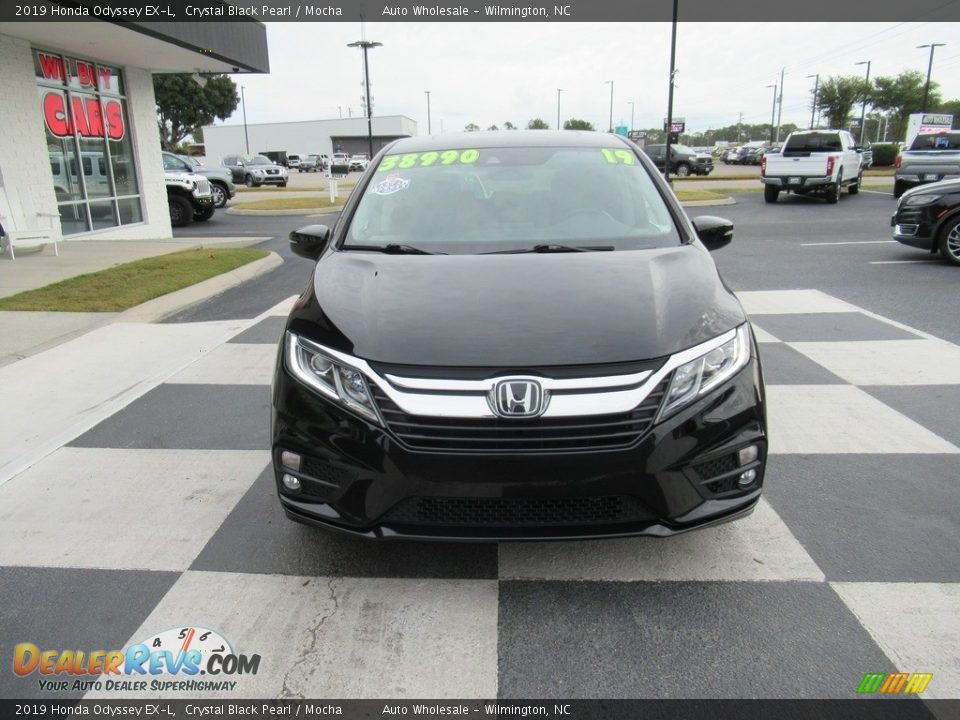 2019 Honda Odyssey EX-L Crystal Black Pearl / Mocha Photo #2