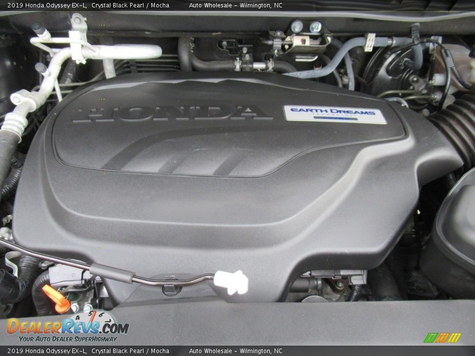 2019 Honda Odyssey EX-L Crystal Black Pearl / Mocha Photo #6