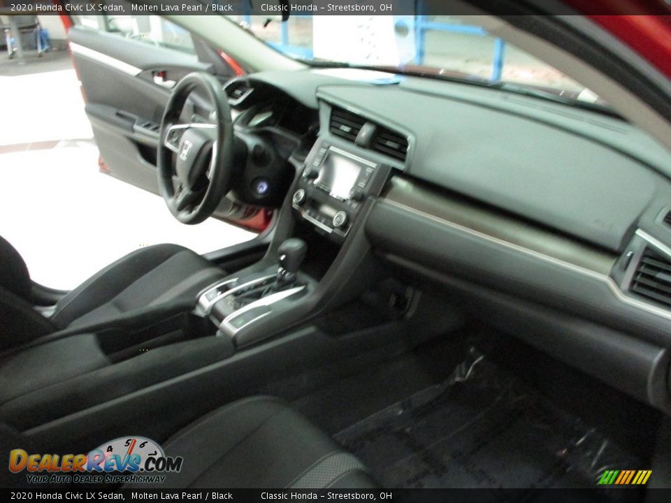 2020 Honda Civic LX Sedan Molten Lava Pearl / Black Photo #15