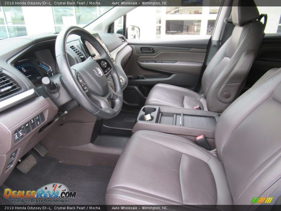 2019 Honda Odyssey EX-L Crystal Black Pearl / Mocha Photo #10