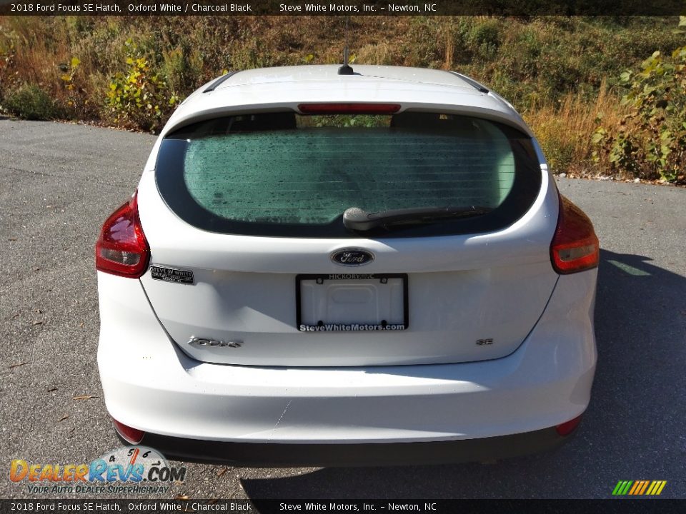 2018 Ford Focus SE Hatch Oxford White / Charcoal Black Photo #8