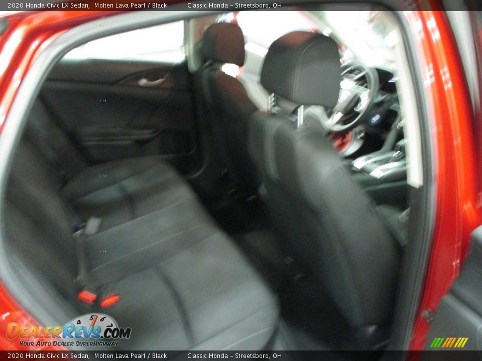 2020 Honda Civic LX Sedan Molten Lava Pearl / Black Photo #18