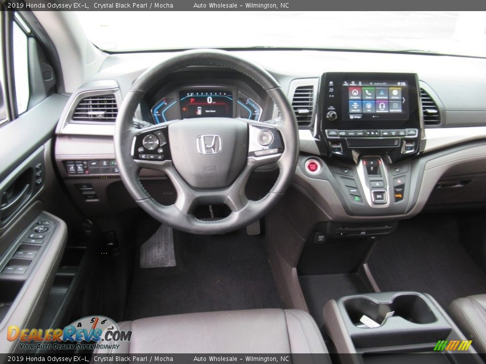 2019 Honda Odyssey EX-L Crystal Black Pearl / Mocha Photo #15
