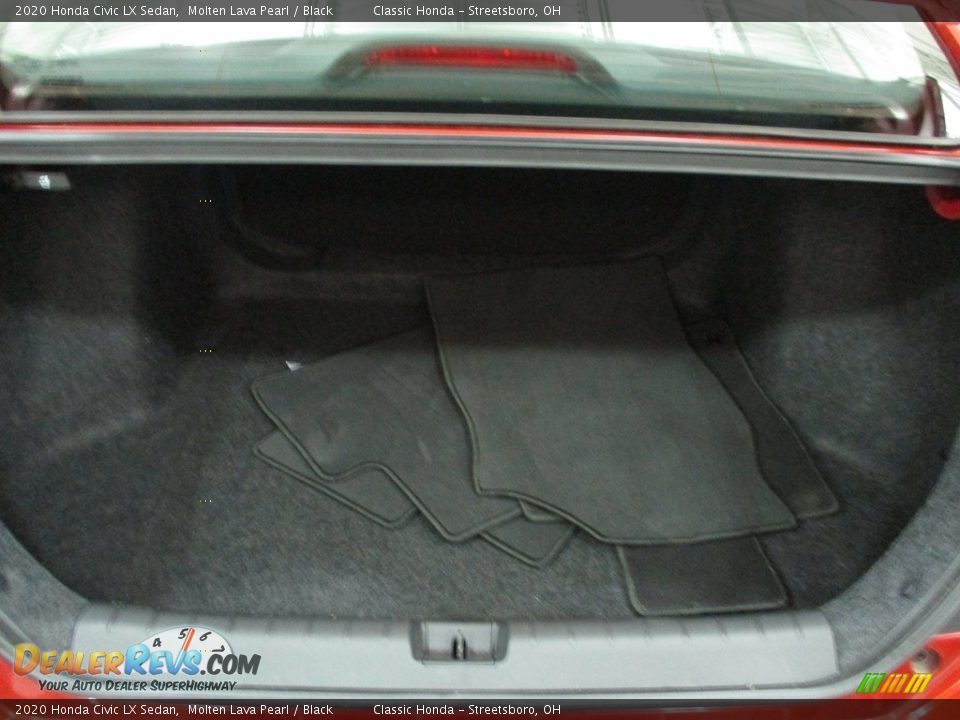 2020 Honda Civic LX Sedan Molten Lava Pearl / Black Photo #20