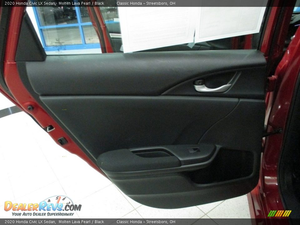 2020 Honda Civic LX Sedan Molten Lava Pearl / Black Photo #22