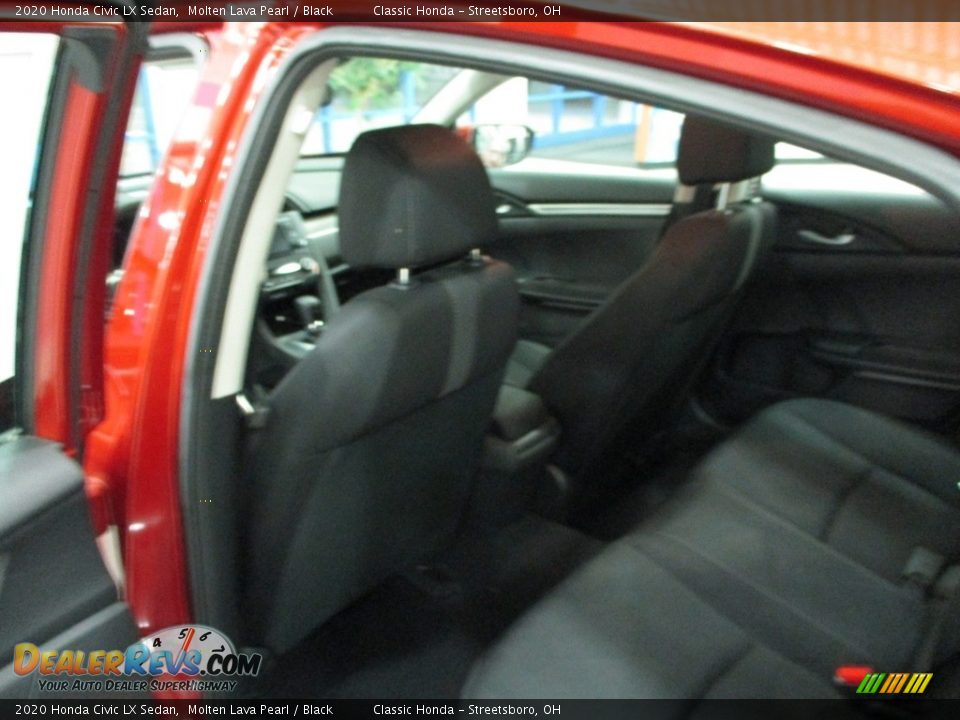 2020 Honda Civic LX Sedan Molten Lava Pearl / Black Photo #23