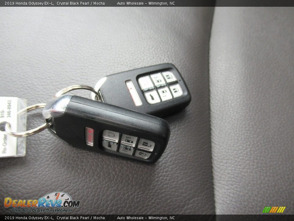 2019 Honda Odyssey EX-L Crystal Black Pearl / Mocha Photo #20