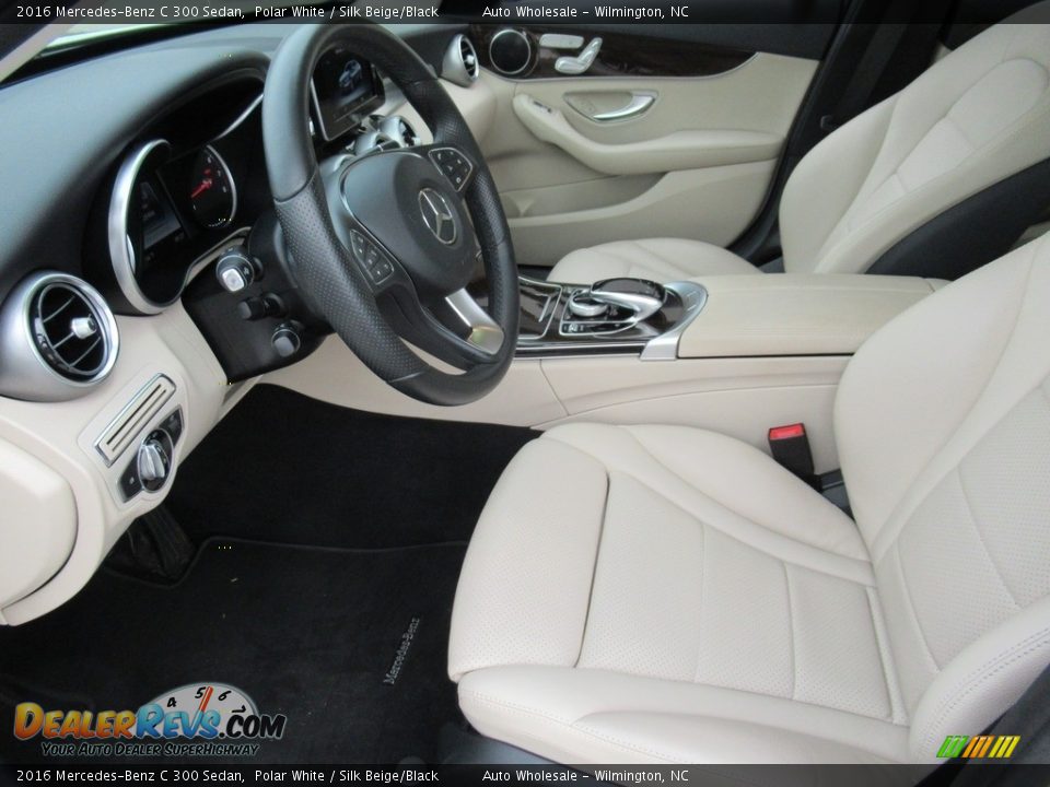 Silk Beige/Black Interior - 2016 Mercedes-Benz C 300 Sedan Photo #10