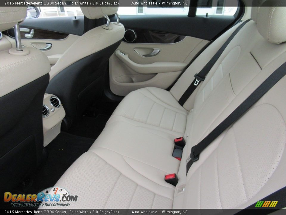 Rear Seat of 2016 Mercedes-Benz C 300 Sedan Photo #12