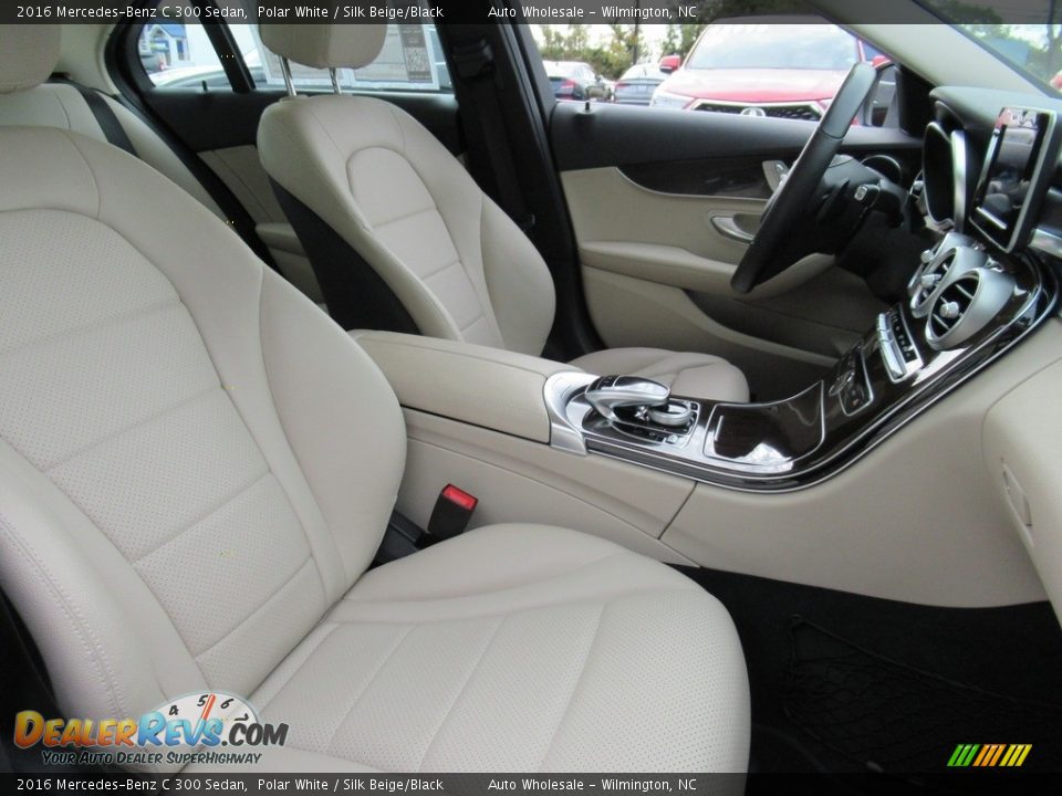 Silk Beige/Black Interior - 2016 Mercedes-Benz C 300 Sedan Photo #13