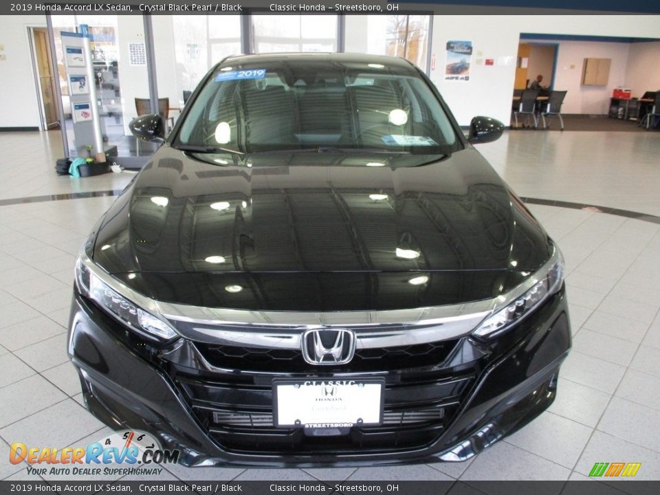 2019 Honda Accord LX Sedan Crystal Black Pearl / Black Photo #2