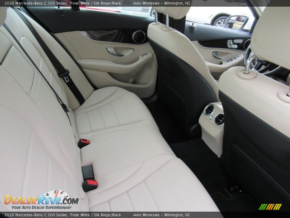 Rear Seat of 2016 Mercedes-Benz C 300 Sedan Photo #14