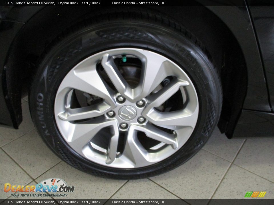 2019 Honda Accord LX Sedan Crystal Black Pearl / Black Photo #6