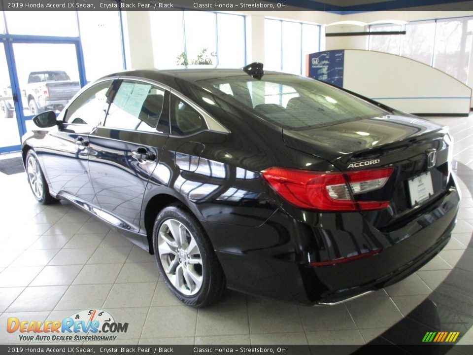 2019 Honda Accord LX Sedan Crystal Black Pearl / Black Photo #9