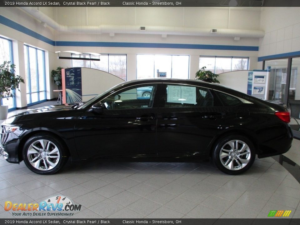 2019 Honda Accord LX Sedan Crystal Black Pearl / Black Photo #10
