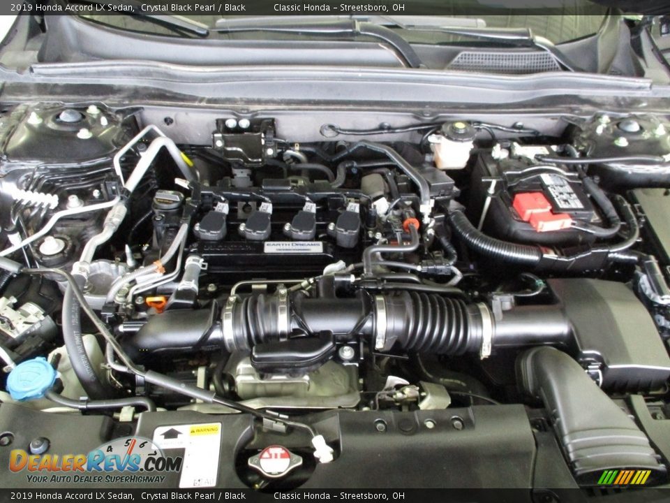 2019 Honda Accord LX Sedan Crystal Black Pearl / Black Photo #13
