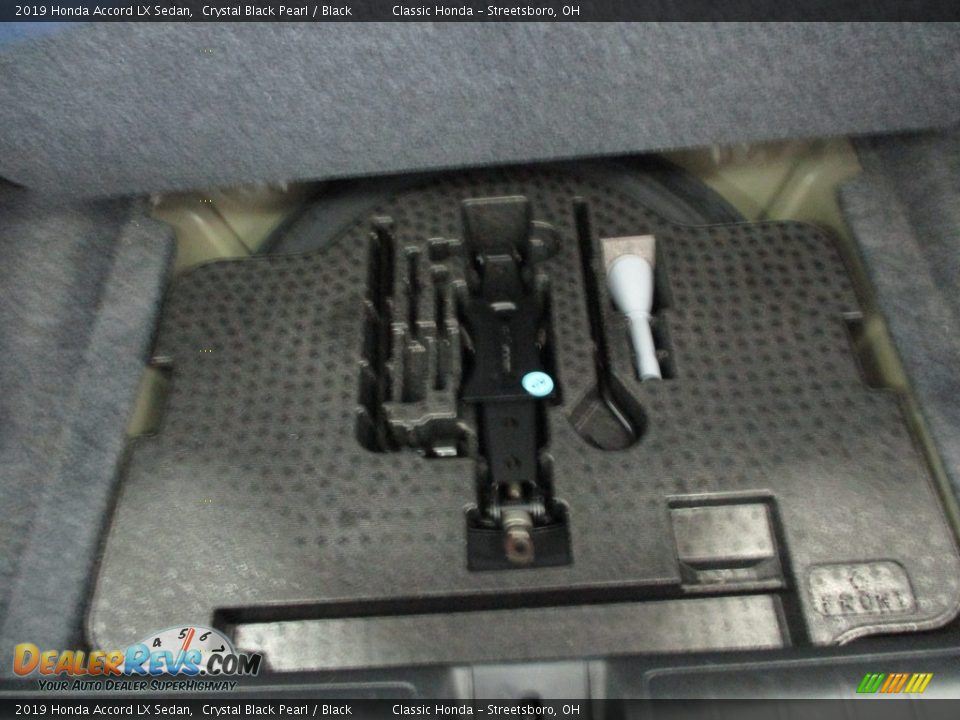 2019 Honda Accord LX Sedan Crystal Black Pearl / Black Photo #21