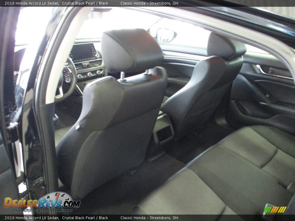 2019 Honda Accord LX Sedan Crystal Black Pearl / Black Photo #23