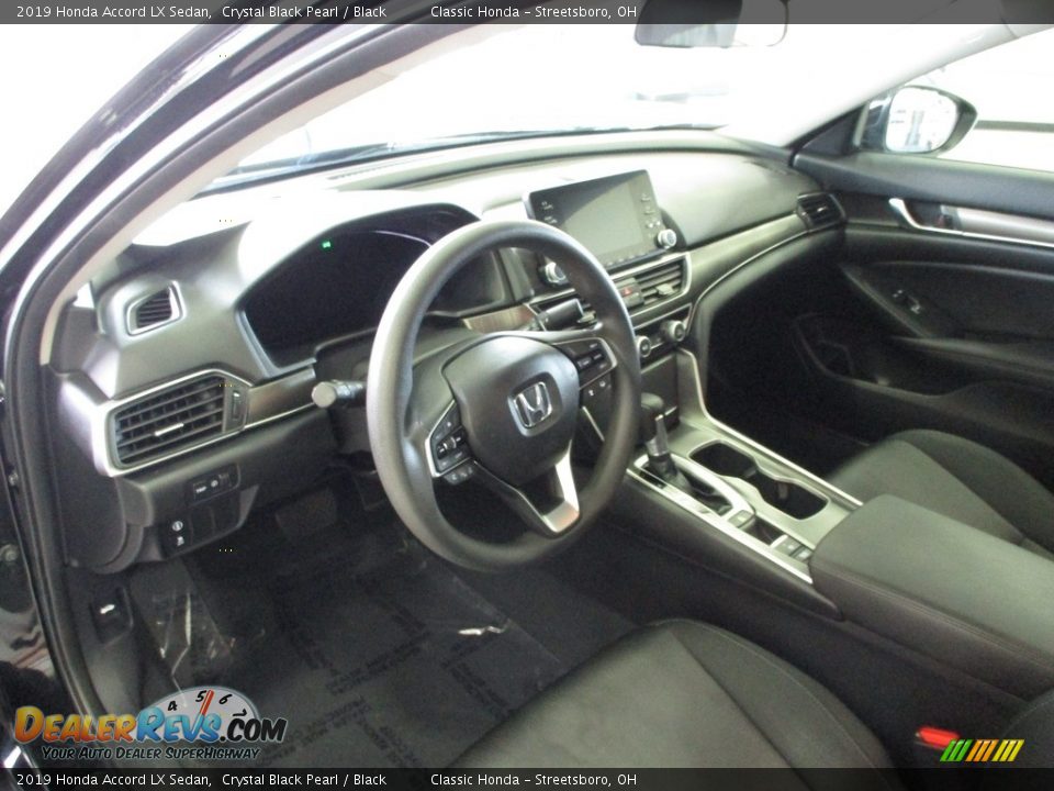 2019 Honda Accord LX Sedan Crystal Black Pearl / Black Photo #26