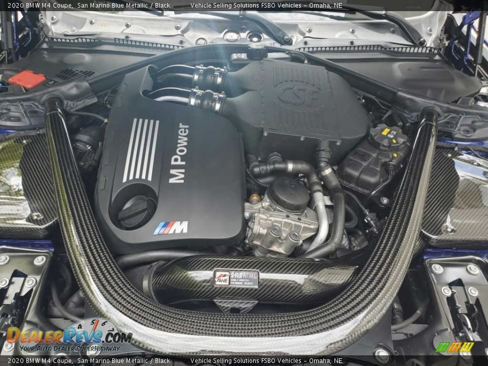 2020 BMW M4 Coupe 3.0 Liter M TwinPower Turbocharged DOHC 24-Valve Inline 6 Cylinder Engine Photo #2