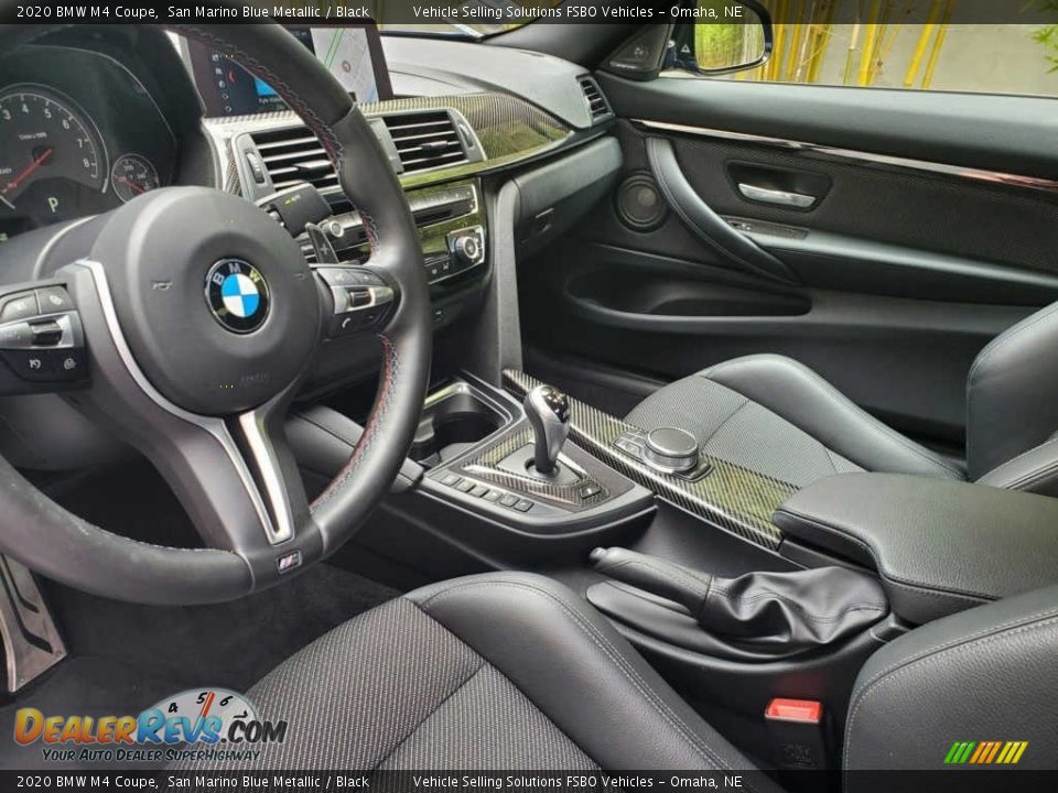 Black Interior - 2020 BMW M4 Coupe Photo #3