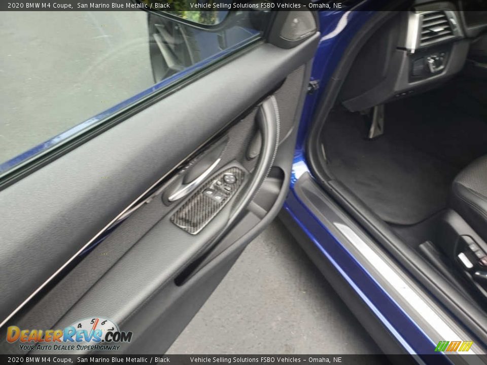 2020 BMW M4 Coupe San Marino Blue Metallic / Black Photo #6