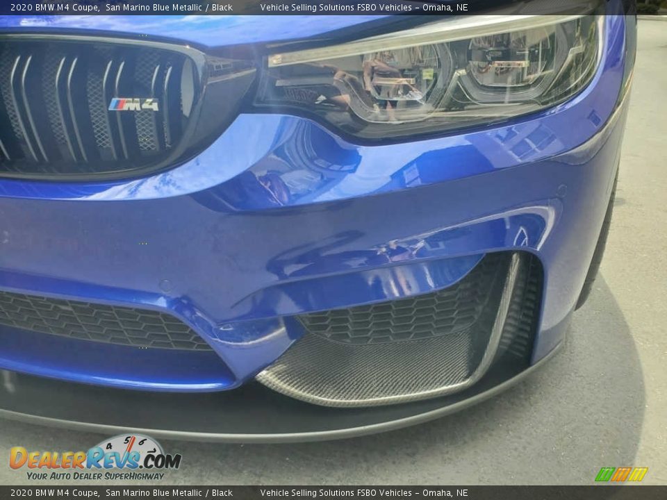2020 BMW M4 Coupe San Marino Blue Metallic / Black Photo #8