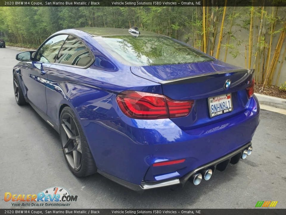 2020 BMW M4 Coupe San Marino Blue Metallic / Black Photo #11