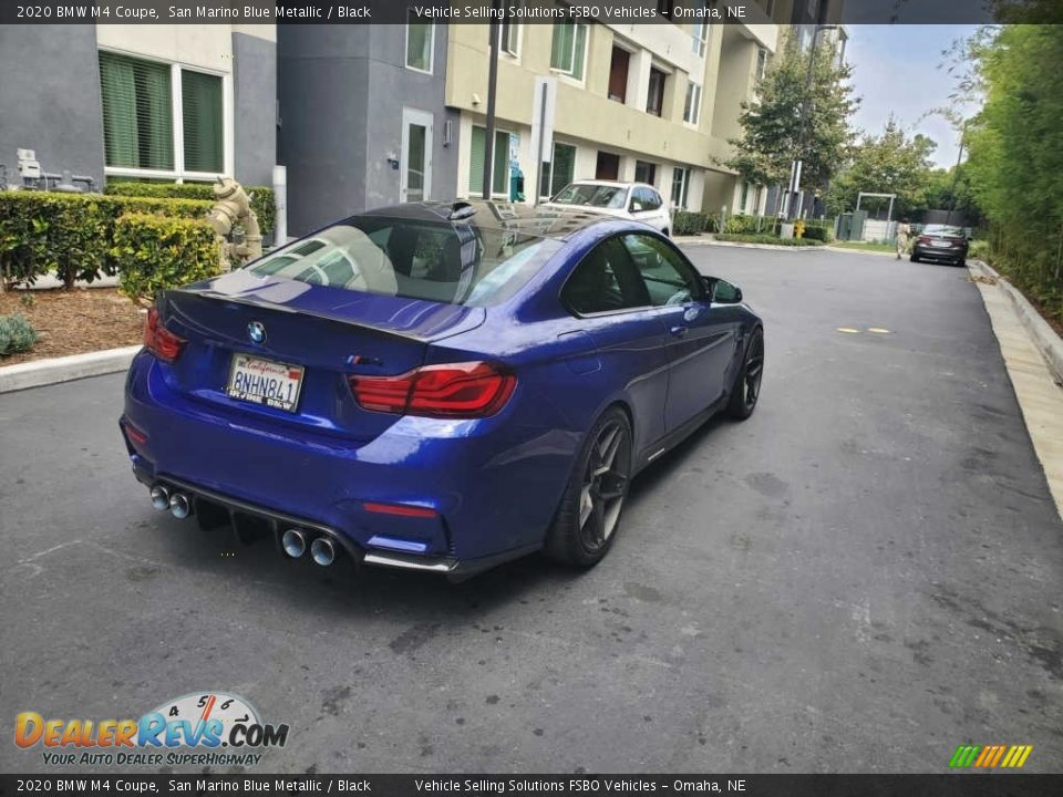 2020 BMW M4 Coupe San Marino Blue Metallic / Black Photo #12