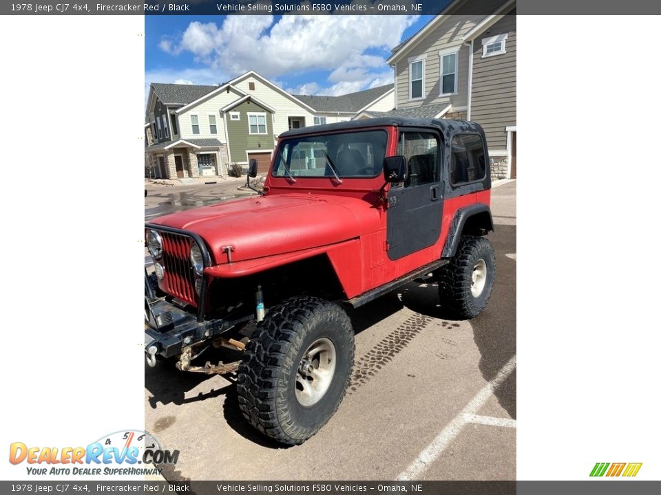 Front 3/4 View of 1978 Jeep CJ7 4x4 Photo #1