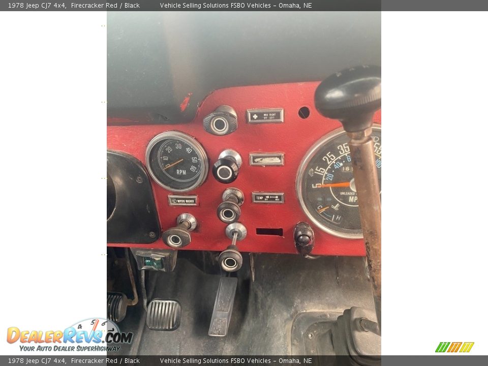 Controls of 1978 Jeep CJ7 4x4 Photo #2