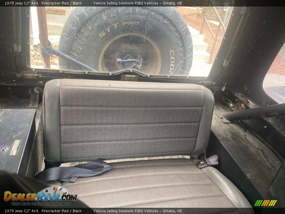 Rear Seat of 1978 Jeep CJ7 4x4 Photo #3