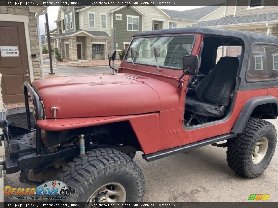 Firecracker Red 1978 Jeep CJ7 4x4 Photo #6