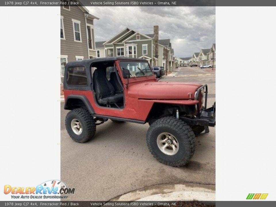 Firecracker Red 1978 Jeep CJ7 4x4 Photo #10