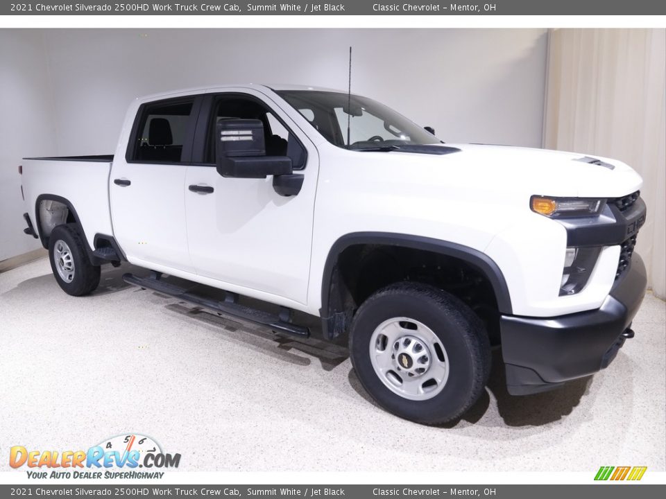 2021 Chevrolet Silverado 2500HD Work Truck Crew Cab Summit White / Jet Black Photo #1