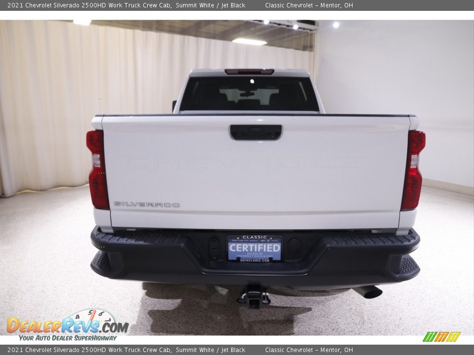 2021 Chevrolet Silverado 2500HD Work Truck Crew Cab Summit White / Jet Black Photo #16